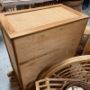 Cajonera de teca y ratán - Imagen 4